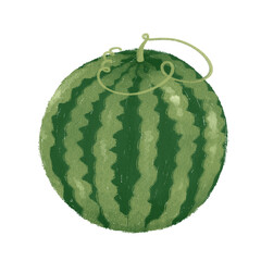 Watermelon Isolated on White Background