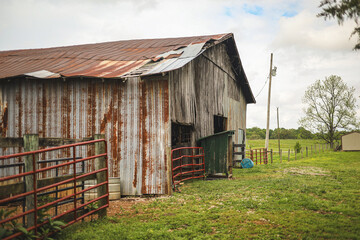 old wooden barn