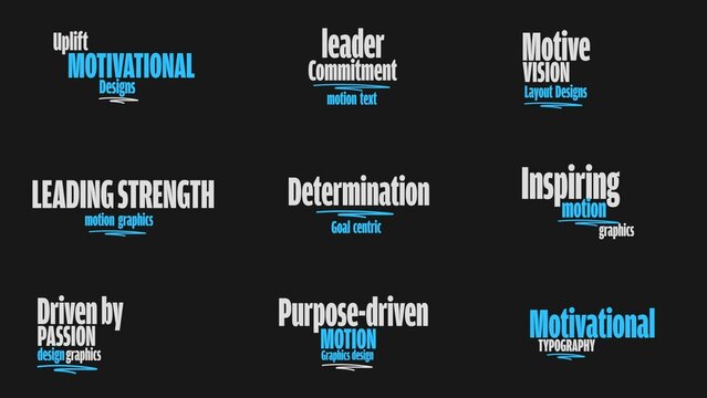 Fearless Motivational Title Animations