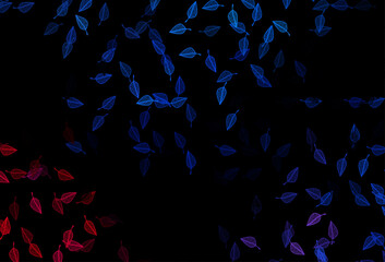 Fototapeta premium Dark Blue, Red vector sketch template.