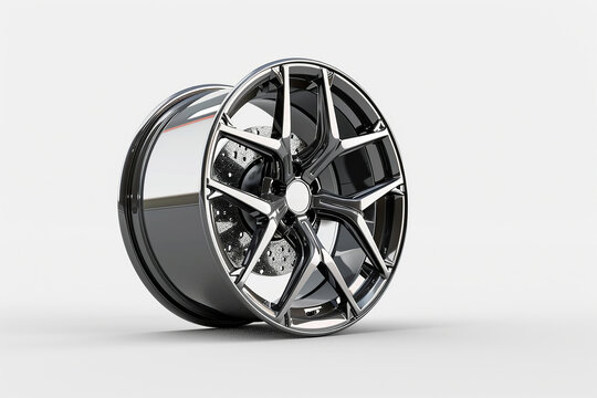 design de aro de roda de carro, vis&atilde;o clara do lado oposto, fotorreal, imagem do produto, foto de est&uacute;dio, fundo branco, renderiza&ccedil;&atilde;o 8k, renderiza&ccedil;&atilde;o de octanas, renderiza&ccedil;&atilde;o irreal do motor 5,