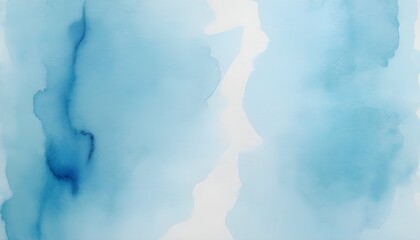 Abstract painted blue light watercolor background create with ai