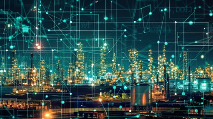 iot, device, technology, futuristic, internet, screen, control, innovation, social, industrial. the futuristic of industrial