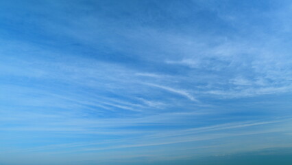 Beautiful blue sky with clouds background. Sky with clouds weather nature cloud blue. Timelapse.