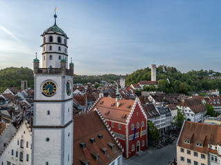 Ravensburg, Deutschland: Das Zentrum der Altstadt