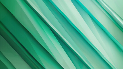 Obraz premium acute diagonal stripes of emerald green and mint green, ideal for an elegant abstract background