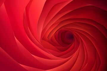 Red background with a red gradient, a simple spiral wave design shape, in the style of a vector illustration, a flat composition with an abstract art style, a highend texture with a minimalist color s