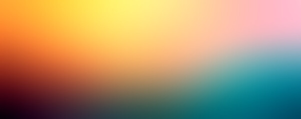 Abstract colorful gradient background banner of green, red and yellow