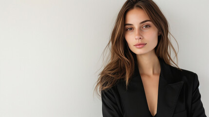 Naklejka premium Young beautiful and fashionable woman
