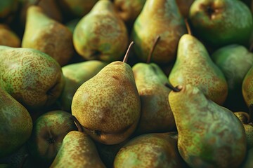 Green pears background