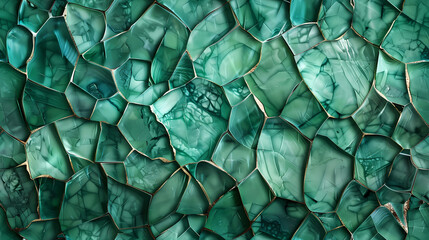Fototapeta premium Crystalline Turquoise Patterns in Close-Up Detail