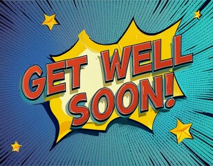Obraz premium get well soon, letter, lettering, abc, text, card, soon, heart, energy, philosophy, note, tag, you, best, better, dot, date, rough, unwell, fit, friendship, group, hospital, inspiration, thinking,