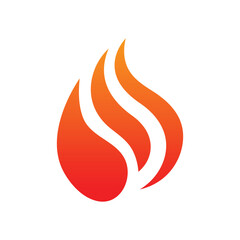 vector fire logo premium template