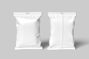 Snack Packaging Blank Mockup