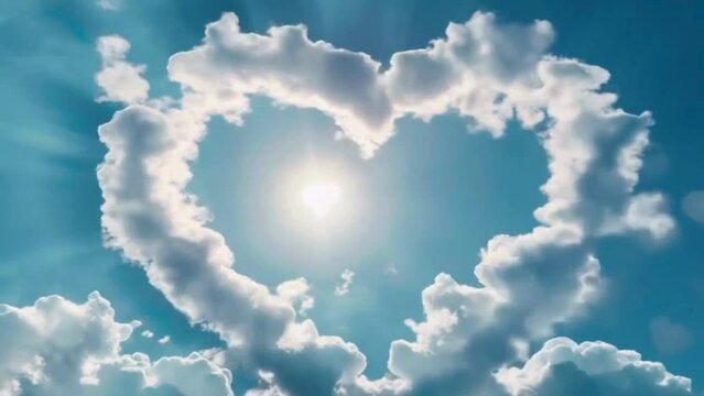heart shaped cloud