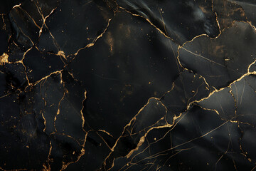leaves on the ground, At the heart of the composition, a black marble background serves as the foundation for the artwork
