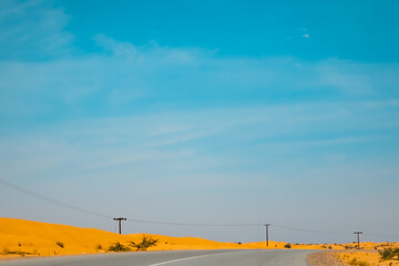 Marjan island, Ras al Khaimah city in the UAE, kurort view