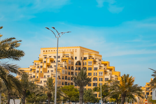 Marjan island, Ras al Khaimah city in the UAE, kurort view
