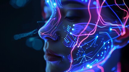 Cybernetic Wellness Nexus Neural Lace Brain Interfaces, Bio-Enhanced Smart Implants, and Telepathic Health Data Transfer. Elevating Humanity's Connection to Health!