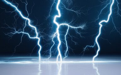 Electrical lightning discharge.