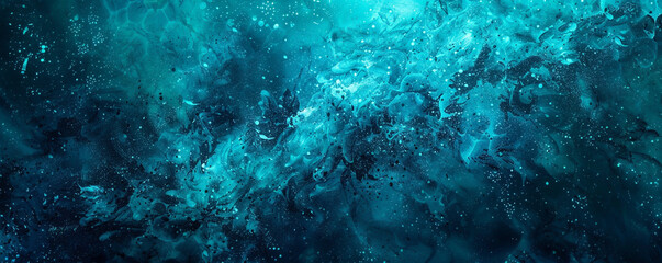 lively sprinkle of turquoise and midnight blue, ideal for an elegant abstract background