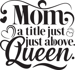 Happy Mushers  Day typography, Calligraphy, T-shirt Design