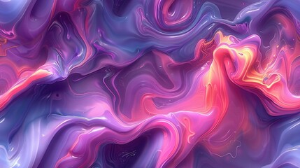Fototapeta premium Purple-pink swirly wallpaper