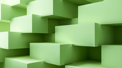 Structured Serenity: Geometric Green Innovations