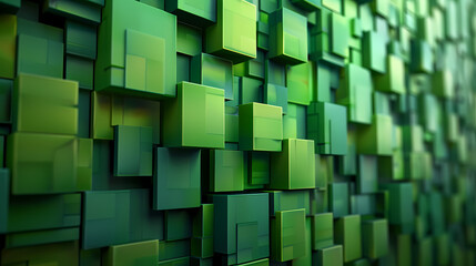 Structured Serenity: Geometric Green Innovations