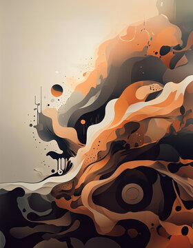 Abstract colorful splatter background