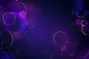 Abstract purple background with vector shapes and circles. Vector illustration. Flat design, dark blue, violet colors 
