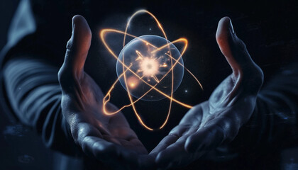 Hand With The Atom