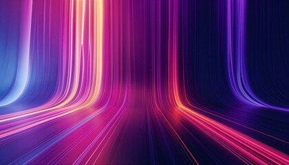 Abstract background with swirling colorful lines
