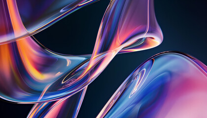 Dynamic abstract background with colorful swirling lines, suggesting energy and motion