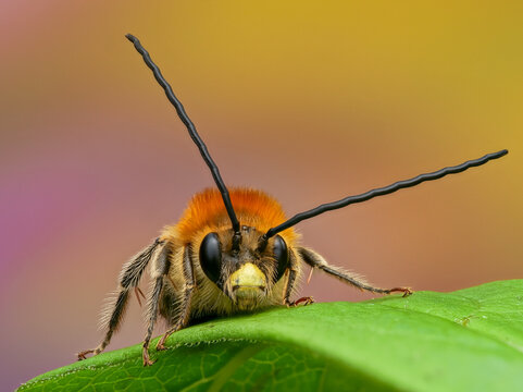 Mai-Langhornbiene (Eucera nigrescens) m&auml;nnlich