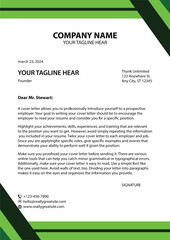 Modern business and corporate letterhead template