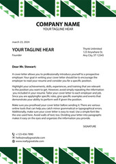 Modern business and corporate letterhead template