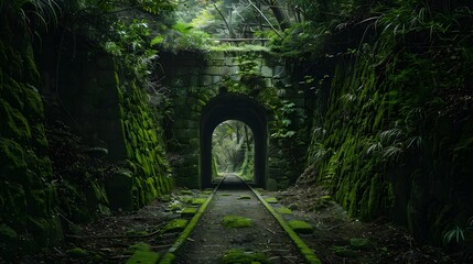 森のトンネル