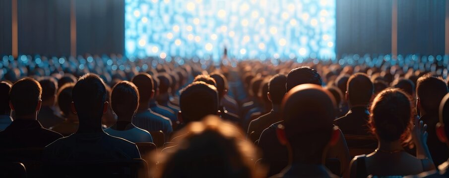 An applauding audience at a theatrical performance, capturing the shared appreciation and excitement.