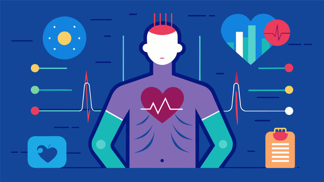 The bodys stress response system is activated causing an increase in heart rate and pressure..