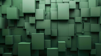 Green Depths: A Study in Shadow and Form