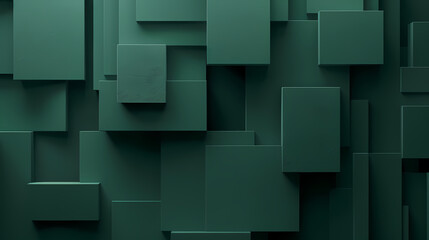 Green Depths: A Study in Shadow and Form