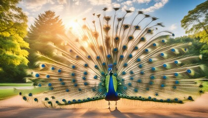 peacock feather