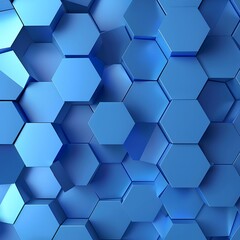 blue hexagon abstract presentation background