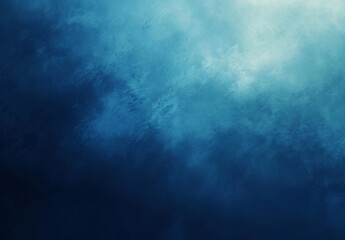 Abstract blue gradient background with blurred grainy texture