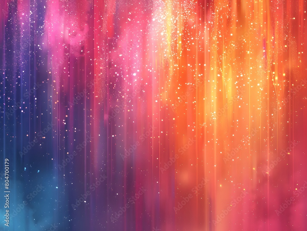 Fototapete Bright gradient background with colorful grains. It represents a mix of energy, movement, fun and liveliness with the grain of old computer graphics or noisy TV. It has a retro or futuristic feel.