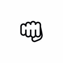 fist hand punch strength icon