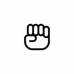 fist hand punch strength icon