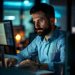 portrait of a man sitting in a bar