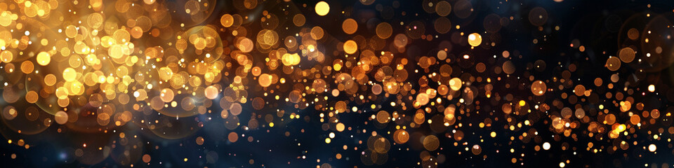 Shadow Black Sparkling Lights on a Blurred Abstract Background, Ideal for Dramatic and Bold Artworks